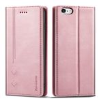 ZORSOME iPhone 6 Plus/6s Plus için Cüzdan Kılıf, Flip Folio PU Deri Stand Koruyucu Kılıf, Kart Tutuculu, Manyetik Darbeye Dayanıklı Kılıf