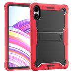 ZORSOME Xiaomi Redmi Pad Pro 12.1 inç 2024 için Darbeye Dayanıklı Kılıf, 3 Katmanlı Ağır Hizmet Tipi Tam Vücut Koruyucu Kılıf w Xiaomi Redmi Pad Pro 2024 12.1 inç (Kırmızı)