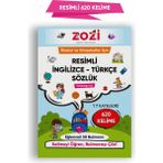 ZOZİLER Resimli İngilizce - Türkçe Sözlük | Okunuşlu ve Eğlenceli Bulmacalarla Öğren!