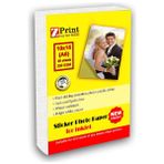 Zprint A6 Brother Yazıcılar Yapışkanlı Sticker Fotoğraf Kağıdı 10 x 15 50 Yaprak 200 Gram