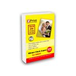 zprint HP YAZICILAR İÇİN YAPIŞKANLI STİCKER FOTOĞRAF KAĞIDI 10X15 50 YAPRAK PARLAK 200 GR