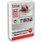 Zprint L3210, L3150, L3151, L3250, L3251YARI Şeffaf Yapışkanlı Sticker Fotoğraf Kağıdı Yırtılmaz Plastik A4 10 Yaprak