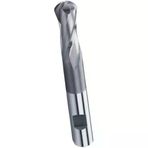 ZPS DIN1889 HSSCO8 6 mm 2 Ağız Kısa Küre Freze