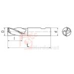 ZPS-FN DIN 327 2Z Uzun 16 mm Freze