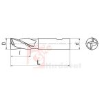 ZPS-FN DIN 327 2Z Uzun 20 mm Freze