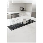 ZQ Polimer 60x12 cm Kauçuk Bar Mat, Bulaşık Kurutma Matı, Tencere Altlığı, Cam Kenarı Saksı Altlığı