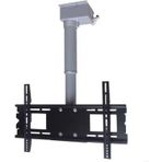 ZQMKQCEK TV Standı Elektrikli Tavan TV Standı, Tavan TV Standı, Ayarlanabilir Tavan TV Standı, Motorlu TV Standı, 26-70 İnç Büyük Ekran, TV Duvar Braketi (60 cm)