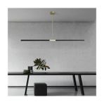 Zr Aydınlatma 120CM Siyah-Gold 3000K Linear LED Lamba,sarkıt Avize,modern Aydınlatma,dekoratif Işık - Siyah - Gold