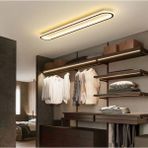 Zr Aydınlatma Antrasit Oval 120X16CM 4000k Işık Rengi, Kumandalı LED Tavan Lambası,oval Avize,modern Aydınlatma,dekoratif Işık