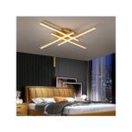 Zr Aydınlatma Gold 105X105CM 4000k Işık, Kumandalı, LED Tavan Lambası,avize,modern Aydınlatma,dekoratif Işık - Eskitme - Gold
