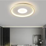 Zr Aydınlatma Gold Ø80CM Yuvarlak 4000k Işık Rengi,kumandalı LED Tavan Lambası,avize,modern Aydınlatma, Dekoratif Işık - Eskitme - Gold