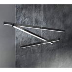 Zr Aydınlatma Siyah 3000K*100CM Sarkıt LED Avize, 3000K Işık, Kumandalı, Modern Sarkıt, LED Lamba, Dekoratif Avize