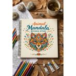 Z&R CRAFT Animal Mandala 1 - Hayvanlar Mandala Boyama Kitabı - 21x21 - Spiralli