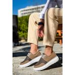 ZRN-042 Premium Bağcıklı Taba Casual Günlük Erkek Ayakkabı