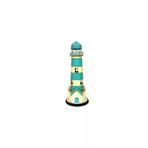 ZS DEMİR Knm-C0705 Dekoratif Metal Deniz Feneri Kumbara Vintage Biblo Hediyelik