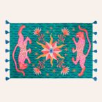 Zsa Zsa Zsu Rajna Pamuk Kilim 120x180 Cm Koyu Yeşil - 120 x 180 cm