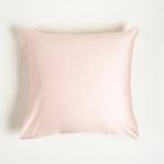 Zsa Zsa Zsu Solıd Pembe Pamuk Saten Yastık Kılıfı - 60x60 Cm
