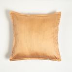 Zsa Zsa Zsu Solıd Tarçın Pamuk Saten Yastık Kılıfı - 60x60 + 2 Cm