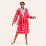 Zsa Zsa Zsu Tabea Pembe - Kırmızı Unisex Bornoz - L