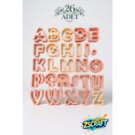 zscraft 3,5 cm Harf Kurabiye Kalıbı Seti (26 Adet)