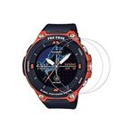 Zshion CASIO Pro Trek WSD-F30 Ekran Koruyucu, 9H Sertlik Temperli Cam Ekran Koruyucu, CASIO WSD F30 için Parmak İzi Önleyici Kabarcıksız Kristal Netliğinde (2 Paket)