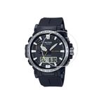 Zshion ekran koruyucu folyo, Casio PROTREK PRW-61 serisi ile uyumlu, 2.5D 9H sertlik, sertleştirilmiş cam, koruyucu folyo, çizilmeye karşı dayanıklı, parmak izi bırakmaz, kristal berraklığında, 2 adet