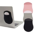ZSHMJMJ 3 Paket Evrensel Stick-On Fare Kılıfı,Dizüstü Bilgisayar için Fare Kılıfı,Kablosuz Sihirli Fare için Yeniden Kullanılabilir Stick On Tutucu,iPad veya MacBook için Taşıma Çantası Fare Cebi,