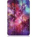 ZSHSKJ Coloured Drawing 3-Fold Holder Leather Tablet Case For Honor Pad X9 / X8 Pro 11.5 (Yurt Dışından) - Gri