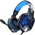 ZSSLD Yinsan Tm5, Ps4 Oyun Kulaklık, Xbox One Oyun Kulaklık Ayarlanabilir Gürültü Iptal ile Mikrofon, Gaming Kulaklık ile Rgb LED Bas Stereo Lamba Ps4, Xbox One, Anahtar, Pc, Dizüstü, Tablet, Mavi - Siyah