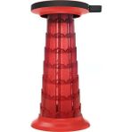 Zsunsky Shop Kamp Yüksek Katlanır Tesopik Tabure (Yurt Dışından) - Kırmızı