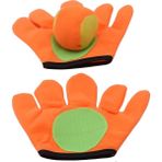 Zsykd Açık Hava Spor Oyuncakları Çocuklar Peluş Yapışkan Top Yakalama Eldiven Seti Boyut L (Yurt Dışından) - Renkli
