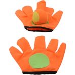 Zsykd Açık Hava Spor Oyuncakları Çocuklar Peluş Yapışkan Top Yakalama Eldiven Seti Boyut S (Yurt Dışından) - Renkli