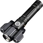 Zsykd KS-737 USB Şarj Su Geçirmez T6+Xpe Yakınlaştırılabilir Siyah 4 Modlu LED El Feneri
