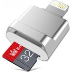Zsykd Mikrodrive 8pin - Tf Kart Adaptör Mini iPhone & iPad Tf Kart Okuyucu, Kapasite: 16GB (Yurt Dışından) - Gri