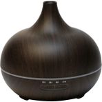 Zsykd W350 14 W 300 ml Ahşap Tahıl Aromaterapi Hava Arıtma Nemlendirici Ofis / Ev Odası Için LED Işık ile (Kahve) (Yurt Dışından)