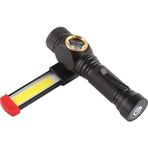 Zsykd W550 10 W 800LM USB Şarj T6+Cob Ipx6 Siyah Su Geçirmez LED El Feneri