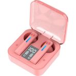 ZSZH T13 Pembe Tws Dijital Ekran Kablosu Bluetooth Kulaklık