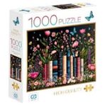 ZT Collective Çiçekler ve Kitaplar Puzzle 1000