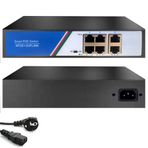 Ztech ZR-1006 4 Port + 2 Uplink 10-100 MBPS POE Switch