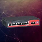 Ztech ZR-1008G 8+2 Poe Switch 125W 2 Port Gigabit Yüksek Performans