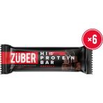 Züber 270 gr Kakaolu Hi Protein Bar (6 Adet x 45g) Şekeri Meyveden, 15g Proteinle Enerji Dolu