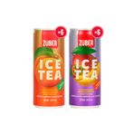 Züber Ice Tea Tropik & Şeftali Soğuk Çay 250ml x 12 Adet