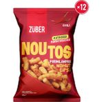 Züber Noutos Chili Fırınlanmış Nohut Cipsi 55g x 12 Adet - 660 gr