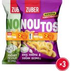 Züber Noutos Ekşi Krema ve Soğan 55g x 3 Adet + Yoğurt ve Mevsim Yeşillikleri 55g x 3 Adet Nohut Cipsi - 330 gr