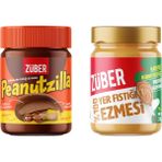 Züber Peanutzilla Kakaolu Yer Fıstığı Kreması 315g + %100 Yer Fıstığı Ezmesi 315g - 630 gr