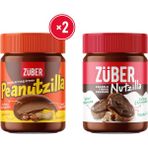 Züber Peanutzilla Kakaolu Yer Fıstığı Kreması 315g x2 + Nutzilla Kakaolu Fındık Kreması 315g x1 - 945 gr