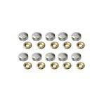 Zubizubi 10 Adet Dekoratif Vida Kapağı 15 Mm Vida Gizleyici Krom Pta