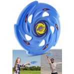ZUBİZUBİ Frisbee Frizbi Fırlatma Diski Disk Atma Oyunu Çocuk Yetişkin Plaj Bahçe Oyuncak 24 Cm Mavi