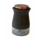 Zücev Sembol Kitchen Art-105 16 Cm Gri Vakum Kapaklı Kavanoz