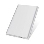 ZUEN 2,5 inç Harici Sabit Disk HDD 1tb/750gb/320gb, Metal Taşınabilir USB 3.0 Yedek Depolama, Pc, Masaüstü, Laptop, MacBook, Ps4, Xbox One, Smart TV (160GB, Gümüş) için uygundur